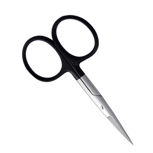 Tijeras Manuales de Alta Calidad para Atado de Moscas de 4 Pulgadas, Acero Inoxidable con Ajuste de Tensión con Tornillo de Mariposa y Logotipo Personalizado - Product Image 1