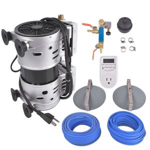 Aeratore per laghetto in metallo e plastica da 110V 5.2 CFM 3/4 HP/550 W, sistema di aerazione per laghi e stagni per acquacoltura - Product Image 2