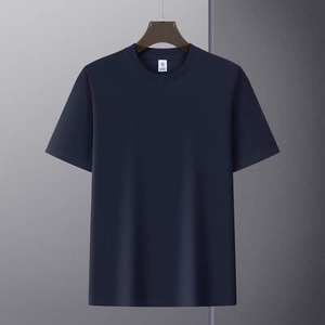 เสื้อยืดแขนสั้นผู้ชายไซส์ใหญ่ ผ้าฝ้าย 100% รับสกรีนโลโก้ มีสินค้าพร้อมส่ง - Product Image 4