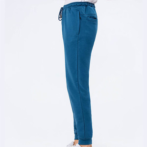 Pantaloni <span class=keywords><strong>jogger</strong></span> da uomo <span class=keywords><strong>marroni</strong></span> a rapida asciugatura con logo personalizzato, traspiranti, con tasche con zip e tasca posteriore. - Product Image 2