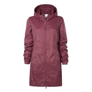 <b>Women's</b> <b>Packable</b> Rain <b>Jacket</b> Hooded Windproof Coat Zip Up Outdoor Travel <b>Jacket</b> <b>Waterproof</b> <b>Womens</b> Rain <b>Jacket</b> - Product Image 1