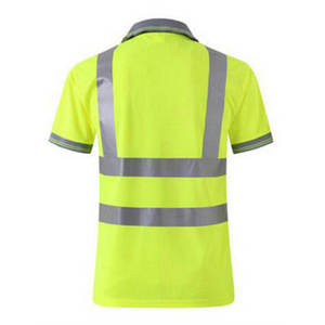 Camiseta Polo de Seguridad de Alta Visibilidad para Hombre, Reflectante, Manga Larga, para Taller, Trabajo Industrial - Product Image 4