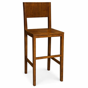 Silla de Bar Clásica de Madera de Teca Sólida y Duradera, Estilo Moderno de Mediados de Siglo, Ecológica, Superventas, Taburete de Madera para Bar, Cafetería, Hotel - Product Image 1