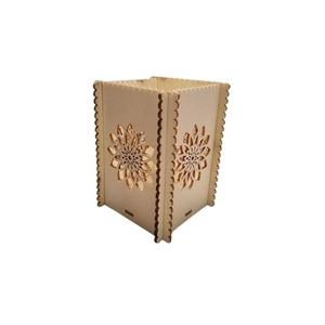 Decorative Wooden Pen Holder Stand Laser Cut <b>Desk</b> Organizer for Office <b>Study</b> Table - Product Image 1