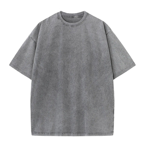 เสื้อยืดโอเวอร์ไซส์ทรงบ็อกซี่ แขนสั้น คอตตอน สไตล์ลำลอง สตรีทแวร์  แบบยูนิเซ็กส์  ทรงหลวม  รับสั่งทำ - Product Image 6