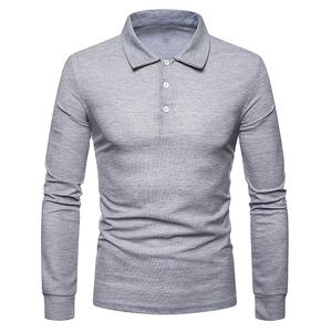 Camisas Polo a Precio Razonable para Hombre, Camisas de Manga Larga para Otoño, Camisas Rojas Ajustadas con Cuello y Botones para Hombre - Product Image 1
