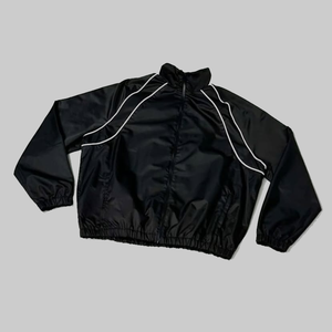 Comfortable Custom Logo <b>Zip</b> <b>up</b> <b>Jacket</b> Nylon Sets Unisex Running Windbreaker Set with Reflective <b>Zip</b>-<b>Up</b> Polyester Nylon Tracksuit - Product Image 2