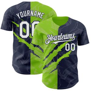 Maillot de baseball antibactérien en coton biologique 100 % de haute qualité, imprimé sérigraphié, avec nom d'équipe personnalisé, col en V entièrement boutonné, sangle en T - Product Image 1
