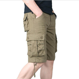 Summer Hot Sale New Men's Zipper Fly Men's Classic Relaxed Stretch Men Casual Wear Short Two Cargo Shorts - Product Image 3