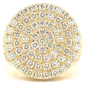 Hot Selling VVS Moissanite 925 <b>Sterling</b> <b>Silver</b> <b>Engagement</b> <b>Ring</b> Yellow Gold Plated Cut <b>Ring</b> Gift for Men Women Diamond Weddings - Product Image 1