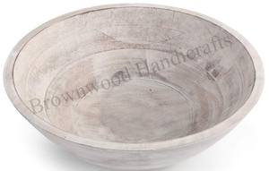 Cuenco para servir de madera de mango hecho a mano de primera calidad con soporte de Pedestal, cuencos de madera personalizados de calidad duradera, suministro directo de fábrica - Product Image 6