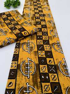 Tissu en Coton Africain Imprimé Wax de Qualité Supérieure 100% Coton en Gros pour Vêtements Traditionnels et Modernes - Product Image 2