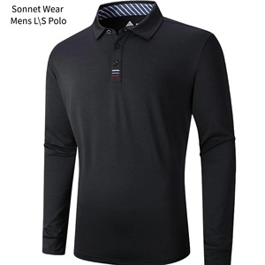 เสื้อโปโลแขนยาวสำหรับผู้ชาย - Product Image 3