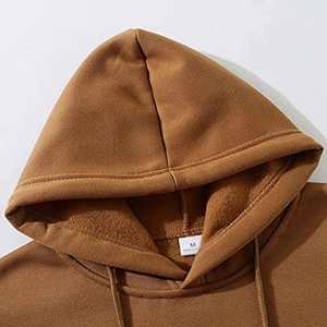 Ensemble de survêtement de sport d'hiver pour hommes grandes tailles, comprenant un sweat à capuche et un pantalon de jogging, 100% coton - Product Image 2