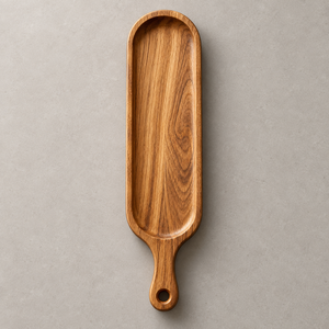 Bandeja de Servir de Madera Hecha a Mano, Moderna, Ecológica y Duradera, con Asa - Product Image 2