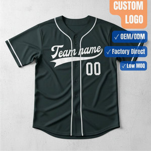 เสื้อเบสบอลแบบติดกระดุมสั่งทำพิเศษ ชุดยูนิฟอร์มทีมกีฬา พร้อมโลโก้ดีไซน์ตามสั่งจากผู้ผลิต - Product Image 1