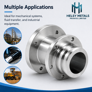 HELSY METALS H-V833 CNC et moyeu à bride usiné, tolérances strictes, résistance à la corrosion pour applications mécaniques industrielles - Product Image 4