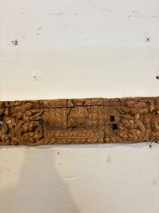Panel de Madera de Teca Vintage, Estilo Moderno de Mediados de Siglo, Tallado en Relieve, Artesanía, Decoración de Pared para Hogar u Oficina, Muebles de Exterior - Product Image 6