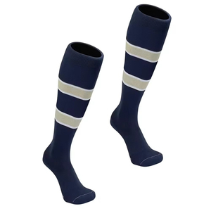 Chaussettes de compression élastiques unisexe de qualité supérieure pour l'automne, avec logo, pour l'équitation et les sports de plein air - Product Image 1