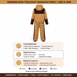 Boxy Drop Shoulder Windbreaker Custom Woven Label <b>Zip</b> Pocket Chest Design Waterproof Softshell Fabric Private Label Wear New - Product Image 3