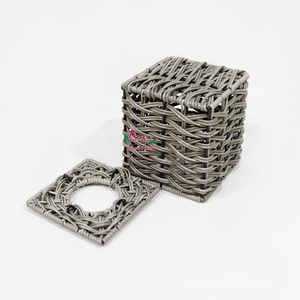 Artex Dong Thap Factory's Handmade Seagrass Baskets Water Hyacinth Natural Crafts From Vietnam Handicrafts by <b>Local</b> <b>Artists</b> - Product Image 2