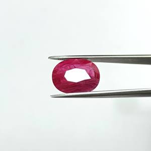 พลอยทับทิมธรรมชาติพม่ารูปไข่ 6.22 กะรัต RBHO-4 - Product Image 2