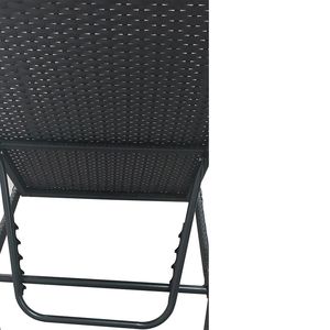 Sedia a Sdraio da Esterno in Rattan Intrecciato, Comoda Chaise Longue Stile Panca - Product Image 4