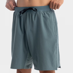 Customized Men's Summer Loose Fit Open Hem Twin Pleat Bermuda Shorts Wide Leg <b>Knee</b> Length Baggy Shorts Shorts for Men - Product Image 1