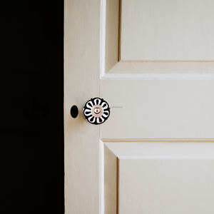 Perillas de gabinete de porcelana de cerámica redondas personalizadas, tirador de tocador colorido para dormitorio, baño, centro comercial, muebles para cajones - Product Image 6