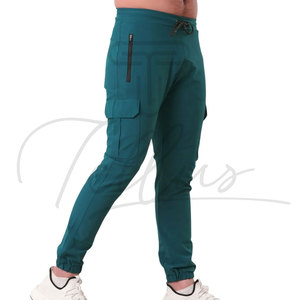 Wholesale Customized <b>Camo</b> <b>Cargo</b> <b>Pants</b> for <b>Men</b> Fitness Jogging Gym Trousers Large Pocket Flat Front Style Plus Size Streetwear - Product Image 2