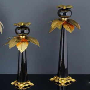 Elegante Portavelas de Diseño para Bodas y Eventos, con Acabado Dorado en Concreto, Jarra para Velas Única y Sofisticada - Product Image 4