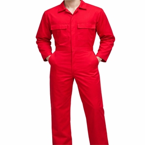 ชุดคลุมทำงานสีพื้นสำหรับผู้ชาย ชุดยูนิฟอร์มอุตสาหกรรม ทนทาน ป้องกันภัย ชุดจั๊มสูทช่างซ่อม ออกแบบได้ตามต้องการ ชุดทำงานสำหรับผู้ชาย - Product Image 2