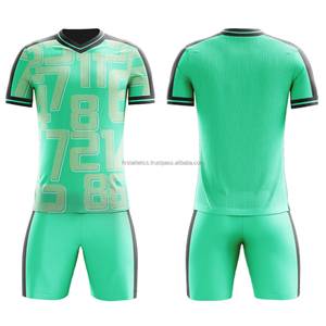 Maillots de football personnalisés OEM professionnels du Pakistan, ensemble d'uniformes de football respirants, écologiques et durables - Product Image 4