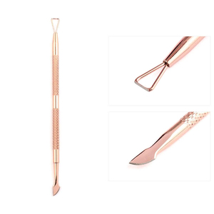 Empujador de Cutículas de Acero Inoxidable Reutilizable de Alto Rendimiento, Doble Uso, Cómodo y Duradero, para Manicuras Impecables - Product Image 2