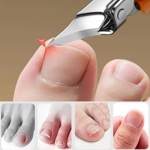 1 pièce Coupe-ongles incarnés professionnel en acier inoxydable, à bord biseauté de 25° et ouverture large, pour ongles épais, prise facile, BAFA SURGICAL - Product Image 5