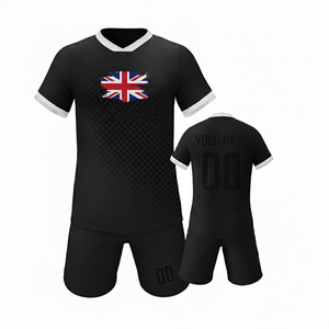 Ensemble de maillots de football respirants et à séchage rapide avec shorts assortis, uniformes de football unisexes pour adultes - Product Image 1