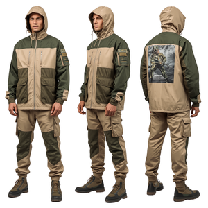 Chaqueta Deportiva de Lujo para Hombre, Estilo Expedición en el Desierto, con Detalles Bordados de Primera Calidad y Estilo de Aventura al Aire Libre - Product Image 4