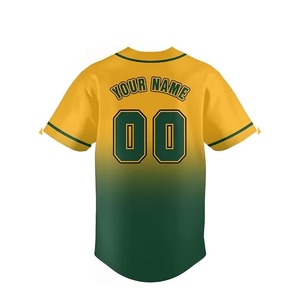 Camiseta de béisbol transpirable de manga corta con botones, uniformes deportivos personalizados para hombres y mujeres en todos los colores - Product Image 5