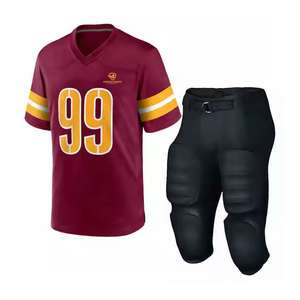 Uniforme de Fútbol Americano Personalizado de Alta Calidad en Color, 100% Poliéster, Uniforme Deportivo para Equipos, Uniforme de Fútbol Americano en Venta - Product Image 1