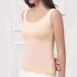 เสื้อกล้ามออกกำลังกายสำหรับผู้หญิง เสื้อกล้ามมีบราในตัว เสื้อกล้ามโยคะแบบ Racerback เสื้อกล้ามโยคะแบบไม่มีแขน เสื้อวิ่งโยคะ - Product Image 3