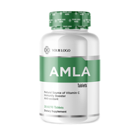 Tabletas de Amla, Suplemento Dietético Natural para el Cuidado de la Salud, Apoyo Inmunológico para Adultos, Grado Alimenticio, Etiqueta Personalizada, Tabletas de Buena Calidad en Oferta