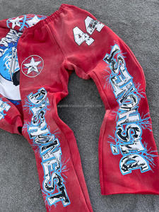 Custom Men Tracksuit <b>Set</b> Streetwear Wholesale Custom Logo Women Custom Tracksuit OEM Clothing Manufacturers Cotton - Product Image 2