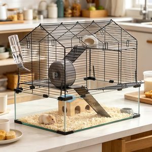 Gabbia di Lusso in Acciaio Inossidabile per Animali Domestici con Motivo Personalizzato per Razze Piccole, Medie e Grandi per Allevamento e Alloggio Interno - Product Image 4
