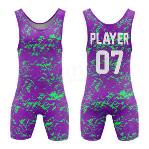Ropa de Lucha Libre Personalizada con Logotipo OEM para Jóvenes, Pantalones Ajustados de Gimnasio, Singlet de Lucha Libre para Hombre - Product Image 6