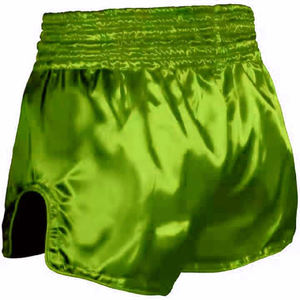 Pantalones Cortos de Boxeo Dorados para Hombre, 100% Seda, Corte Regular, Elásticos, Cintura Elástica para Entrenamiento, Personalizados para Muay Thai - Product Image 5