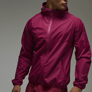 Veste coupe-vent pour homme, légère, résistante à l'eau, style bomber, personnalisable avec logo OEM, best-seller, en tissu ripstop Berry. - Product Image 1