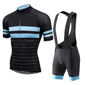 Conjunto de Ropa Deportiva de Ciclismo para Hombre de Alta Calidad, Jersey y Pantalones Cortos con Logotipo Personalizado, Uniforme Premium Directo de Fábrica - Product Image 1