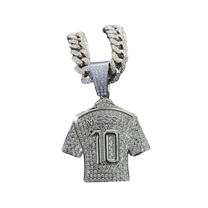จี้เพชรแบบ Iced Out ดีไซน์พรีเมียมคุณภาพสูง เครื่องประดับฮิปฮอป ขายส่งราคาดีที่สุดจากซัพพลายเออร์อินเดีย - Product Image 2