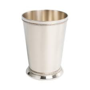 Coupe à cocktail en étain au design classique, avec bord et base perlés, élégant accessoire de bar, idéal pour les fêtes et la maison - Product Image 2