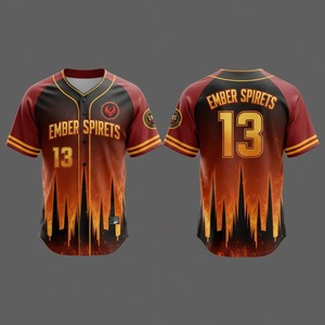 Camiseta de Béisbol con Tema de Galaxia, Manga Corta, Botones Delanteros, Uniforme Deportivo para Hombre, Ropa Deportiva de Secado Rápido para el Día del Partido - Product Image 2